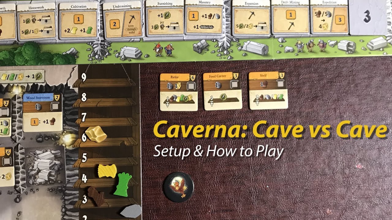 Caverna: Cave vs Cave - Setup & How to Play