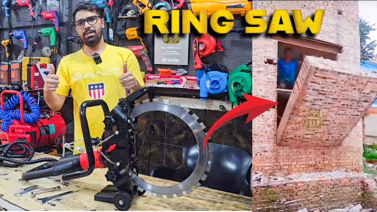 अब दीवार काटना हुआ आसान ! NO NEED TO USE BREAKER | RING SAW | WALL CUTTING TOOLS | KINGTOOLS |