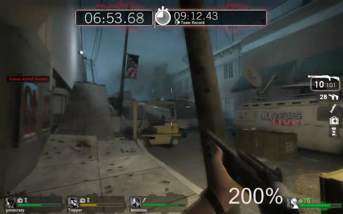 Survival Mode - L4D - The Streets Completed at Gold Level 13:44