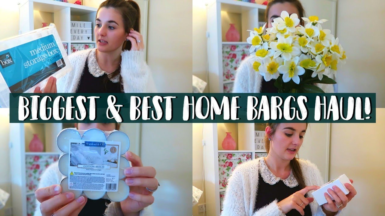 Biggest & Best Home Bargains Haul! | Phoebe & Me