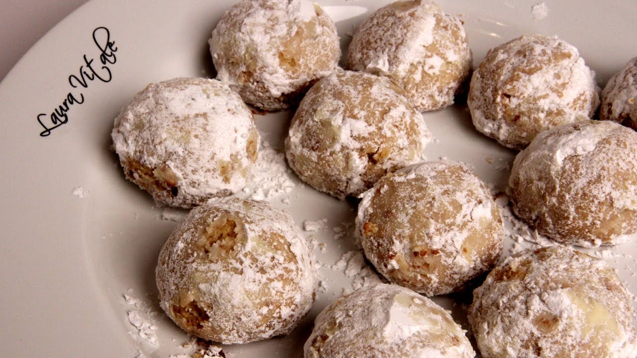 Pine Nut Cookies (Pinoli Cookies) Recipe - Laura Vitale - Laura in the Kitchen Ep 304