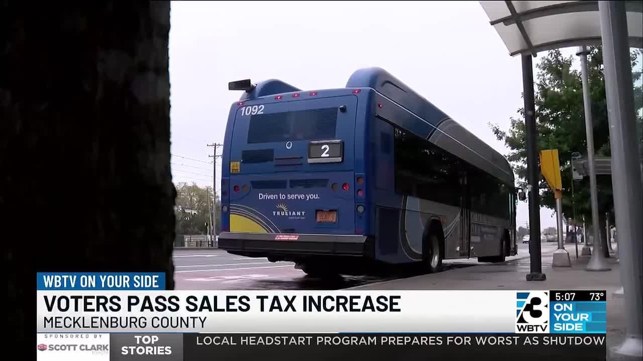 Charlotte voters pass sales tax referendum