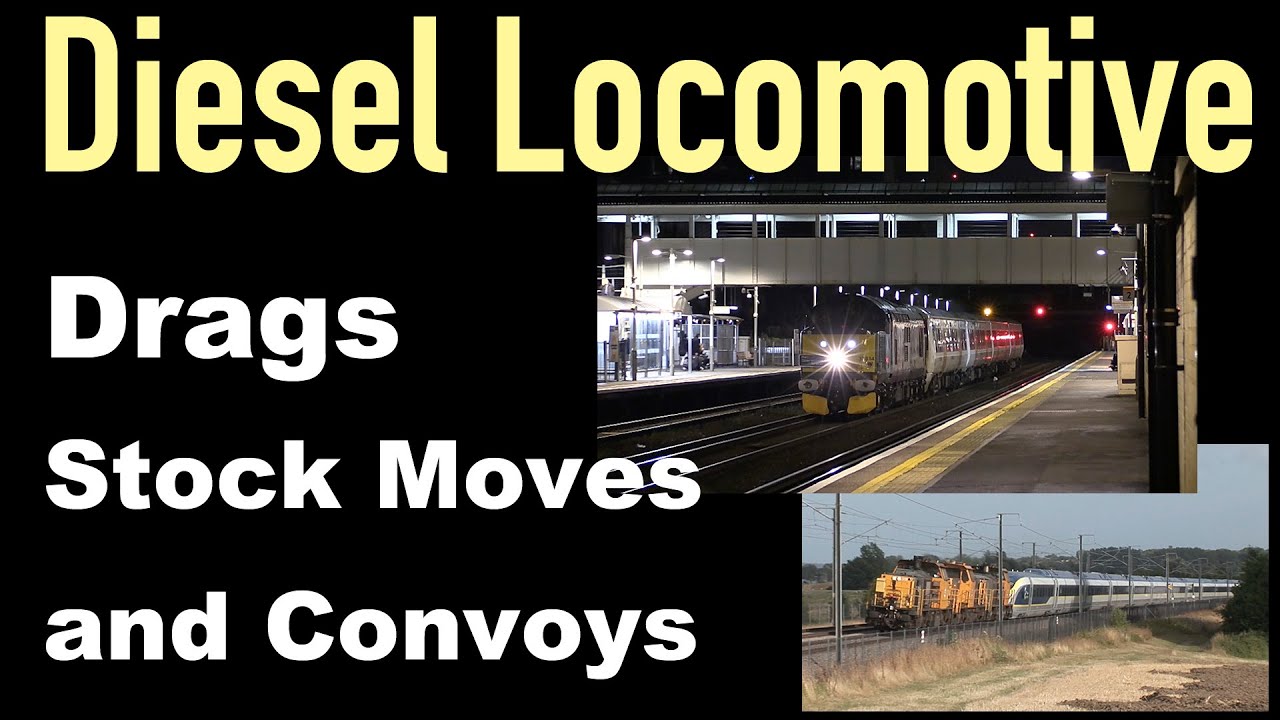 Diesel Locomotive Drags Stock Moves and Convoys 2014-2015