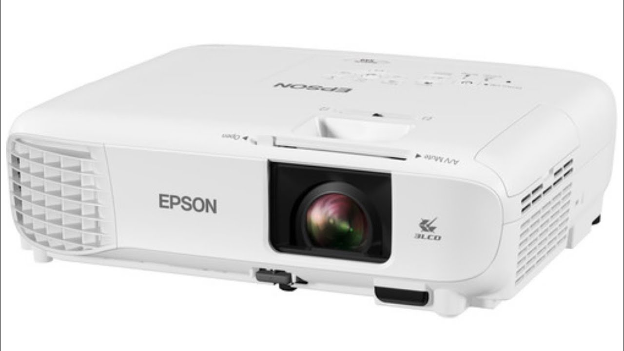 Epson PowerLite X49 3600-Lumen XGA 3LCD Multimedia Projector unboxing, overview and mounting 