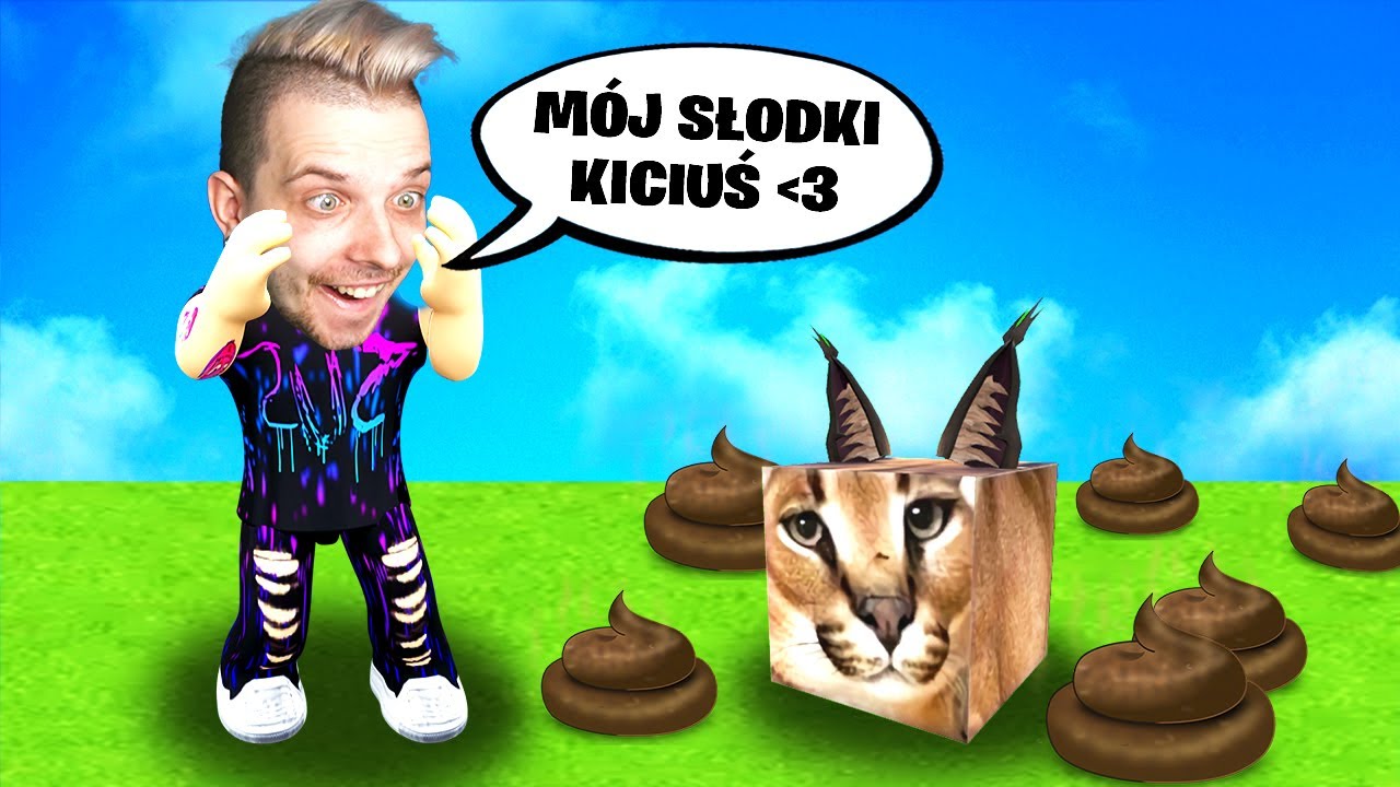 M&Oacute;J ŚLICZNY KOTEK FLOPPA w ROBLOX - raise a floppa 🎉