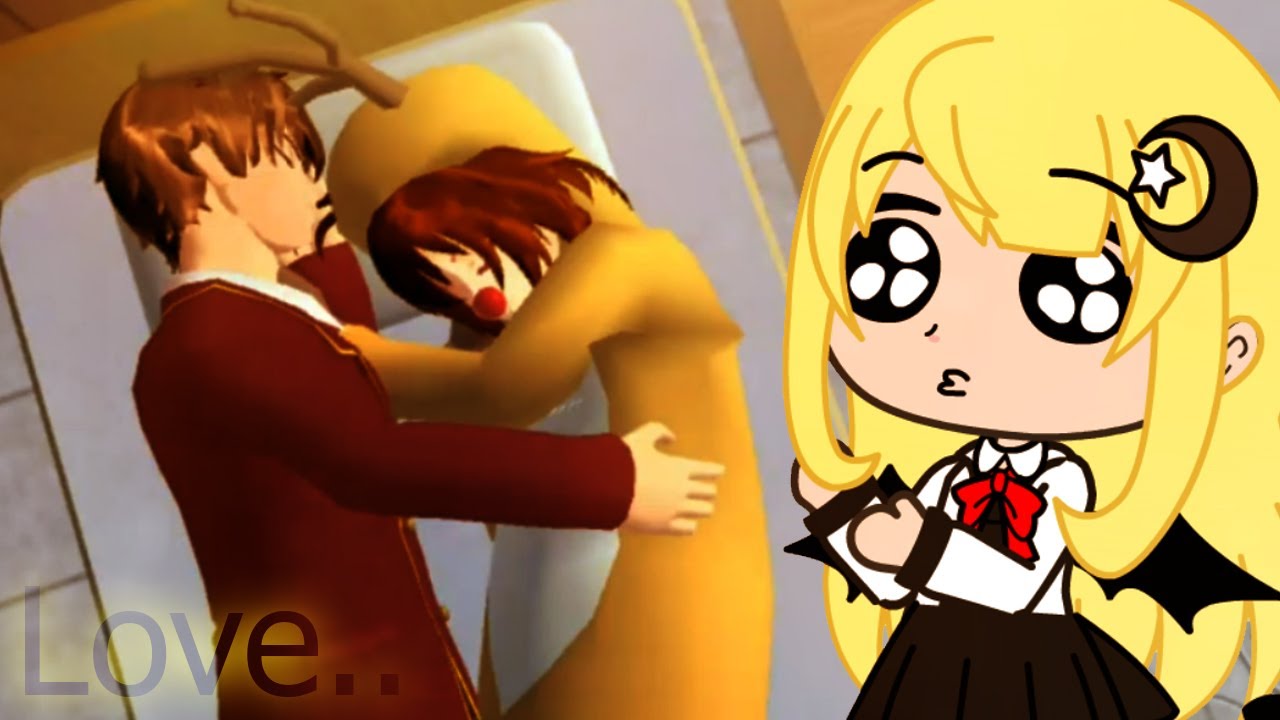 Девочка олень украла парня собаку // SAKURA School Simulator