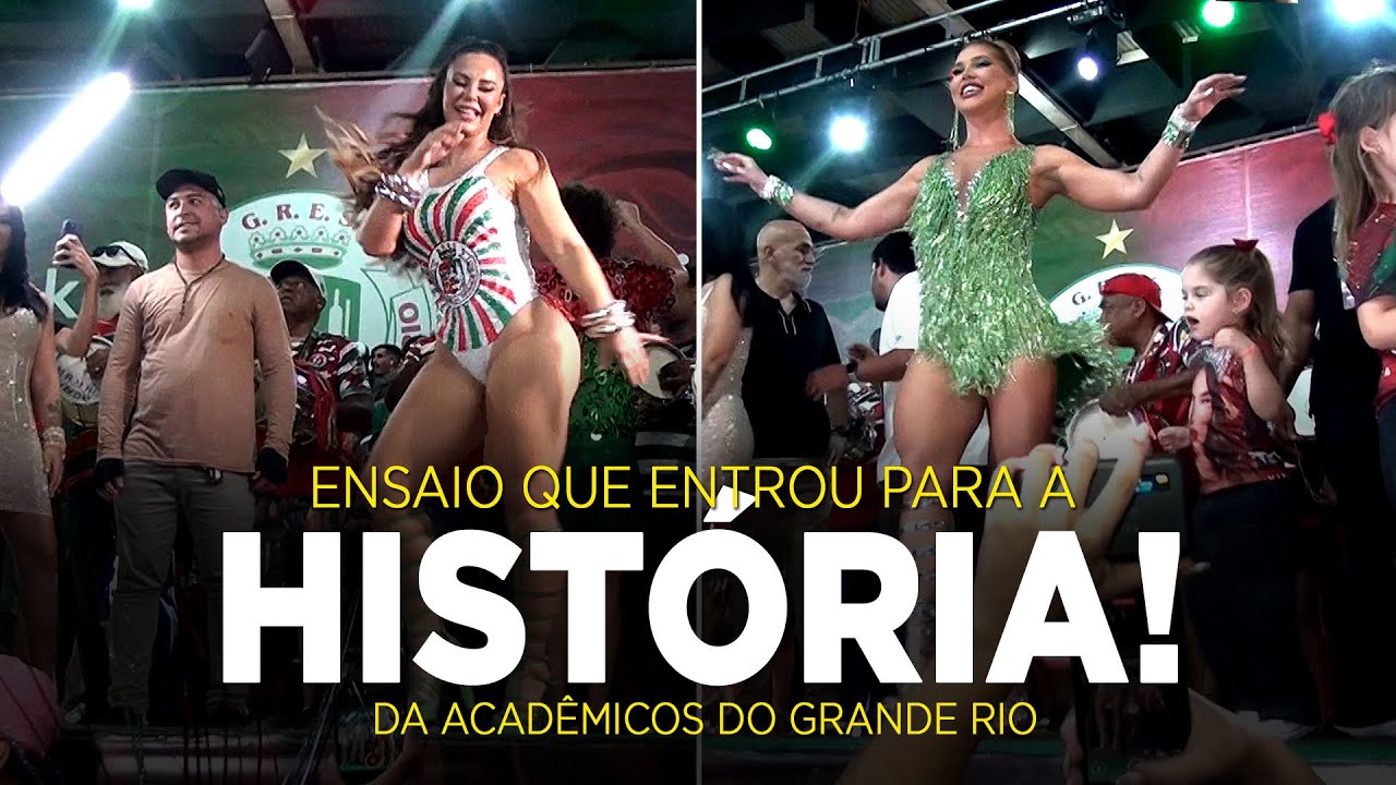 Ensaio histórico da Grande Rio reúne comunidade e celebridades rumo ao Carnaval 2026