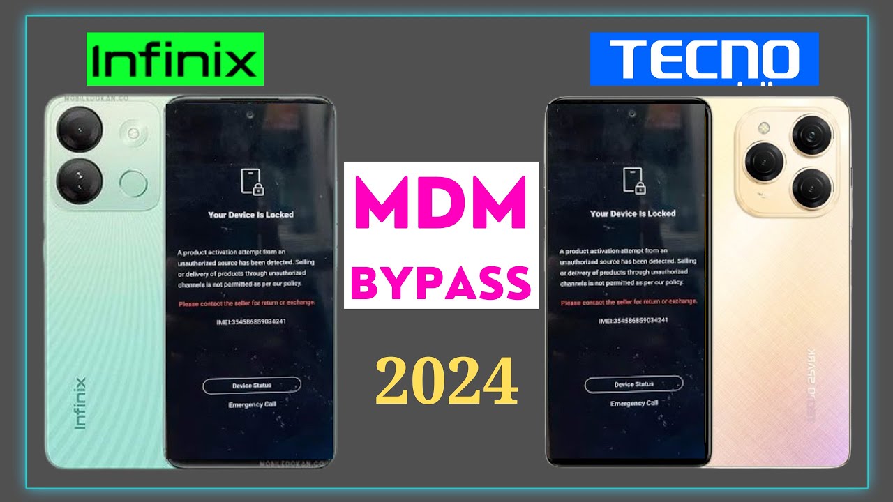 Infinix Tecno MDM Bypass | MTK & SPD | 2024
