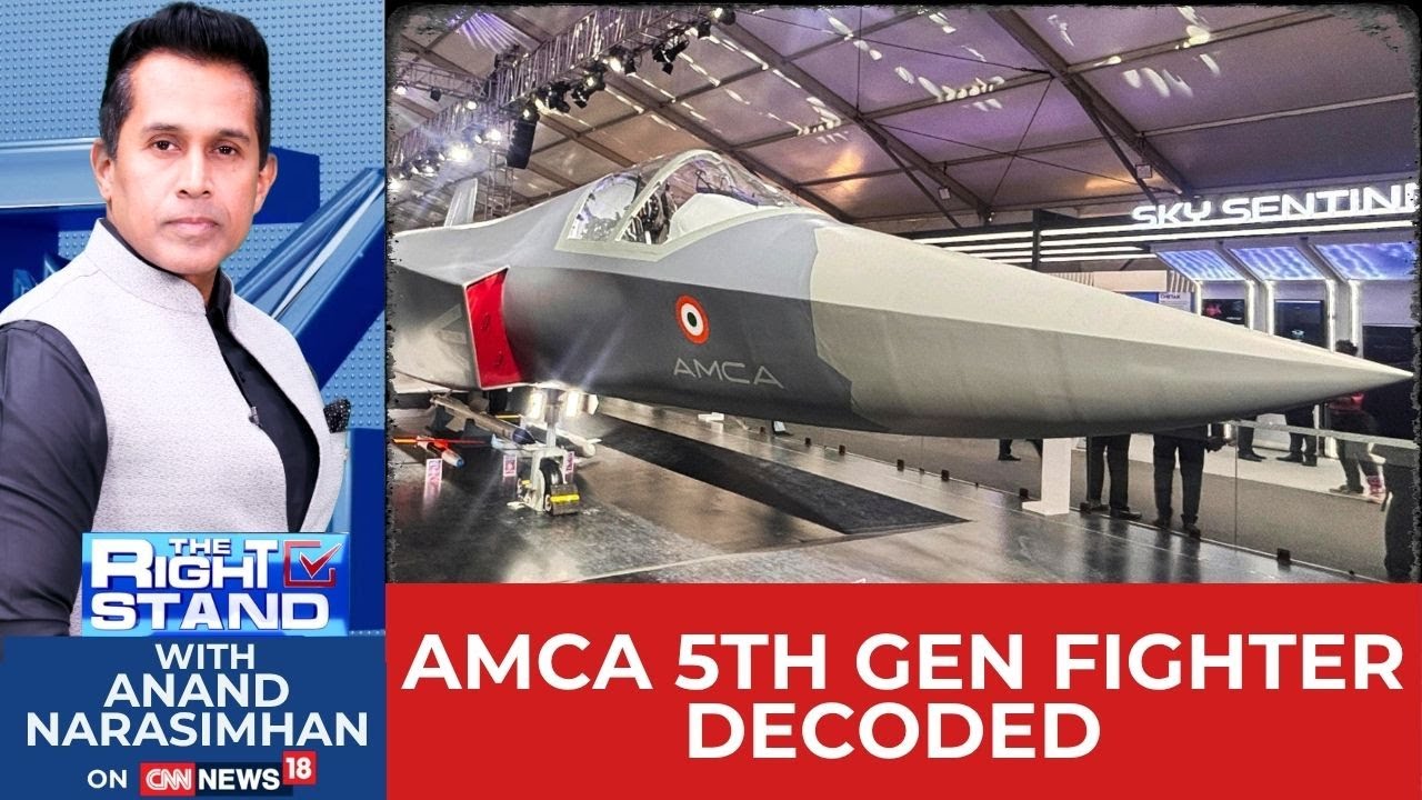 India To get The New 5th Gen Stealth Fighter Jet as AMCA Enters Execution Phase | #TheRightStand