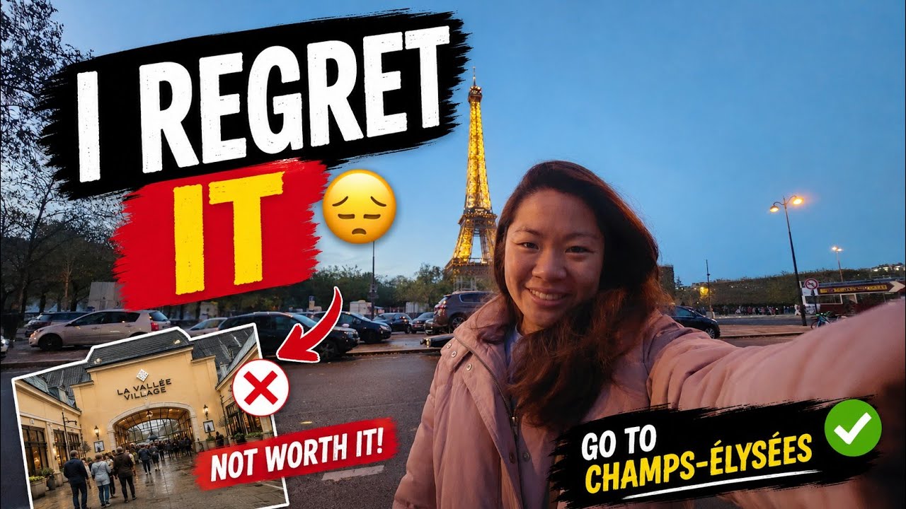 Girl #Solo Trip: Exploring #Paris - Day 2/3 (AVOID La Vallee Village for Premium Outlet Shopping!)