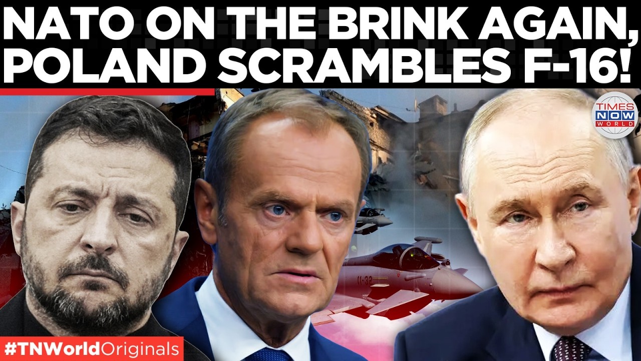 NATO VS RUSSIA: Poland Scrambles Fighter Jets As Russian Missiles & Drone Strike Kyiv | TN World