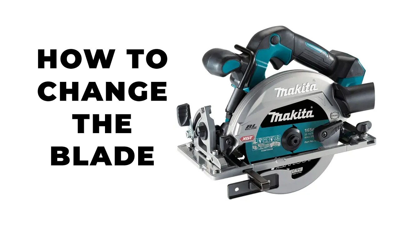 How to Change the Blade on Makitas 40V 165mm Circular Saw