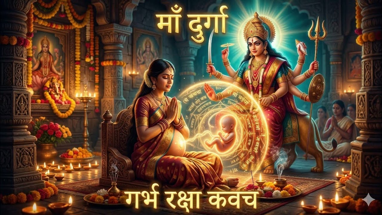 Garbh Raksha Kavach | गर्भ रक्षा कवच | Maa Durga Protection Mantra for Pregnancy | Powerful Bhajan