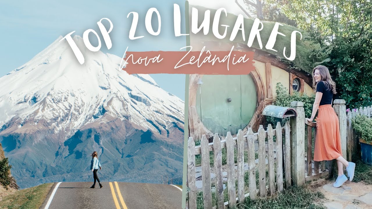 TOP 20 Lugares mais lindos na NOVA ZELÂNDIA