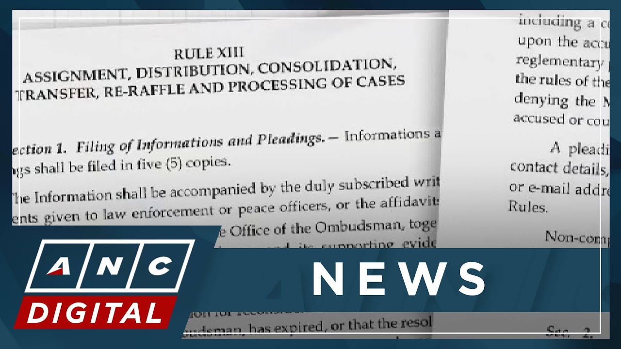 Three Sandiganbayan divisions to handle Zaldy Co's flood control cases after special raffle | ANC