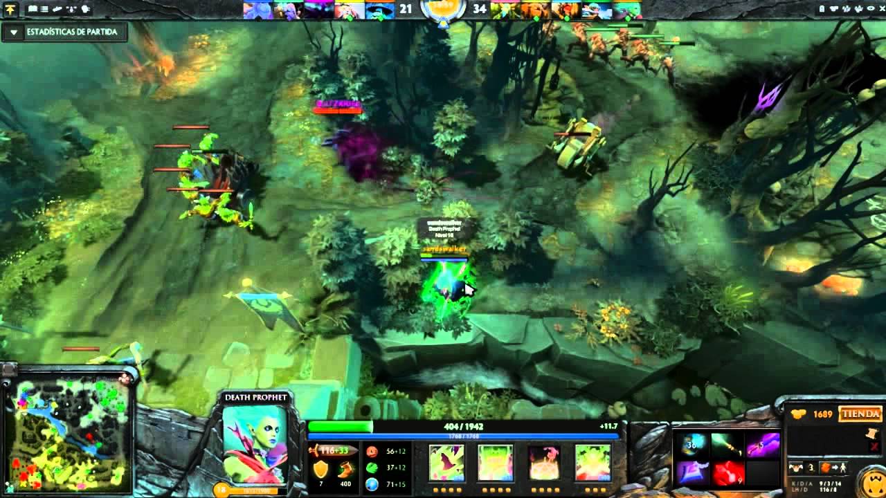 Dota 2 NOOBS #21 - Dota 2 Prophet dodging like a boss, NINJA