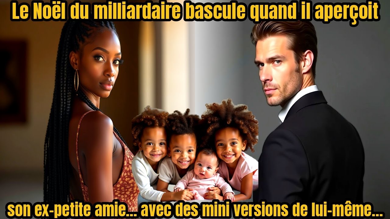 Le Noël du milliardaire bascule quand il aperçoit son ex-petite amie avec des mini versions de lui..
