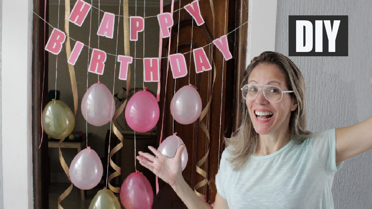 Ideia Para Decoração na Porta - Festa em Casa
