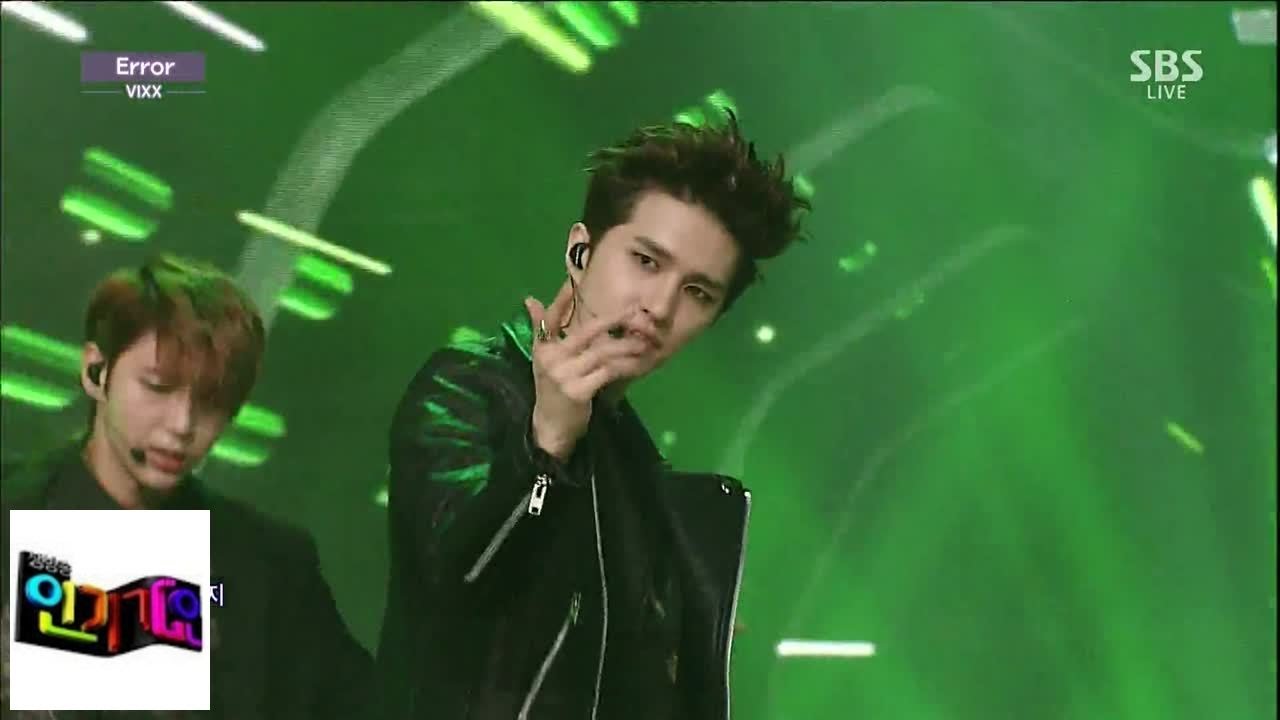 [VIXX] Ошибка (Ошибка) @ Популярная песня Inkigayo 141102
