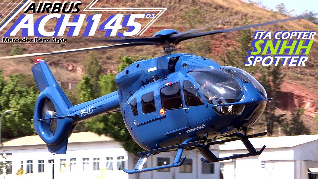 AIRBUS H145 5 Bladed (ACH145 Mercedes Benz Style - PS-LLT) - H145 MERCEDES BENZ STYLE BK117 D-3