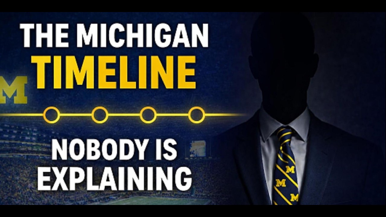 The Michigan Timeline Nobody Is Explaining