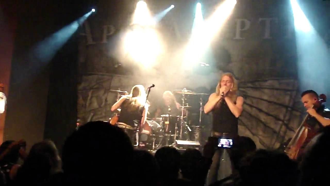 Apocalyptica - I Don't Care (ft. Tipe Johnson) live in Brisbane (30 August 2012)