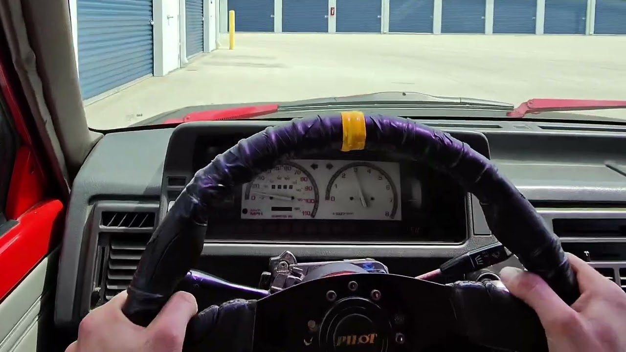 1989 Mazda b2200 Driving POV
