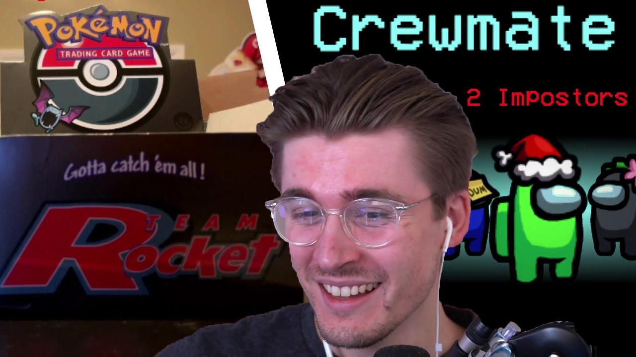 Ludwig opens a Team Rocket box in Pokemon week DAY 3