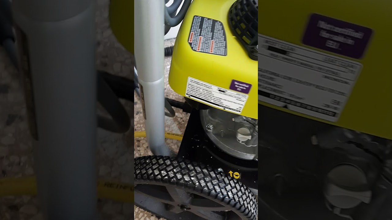 Ryobi 3000 PSI Not working.