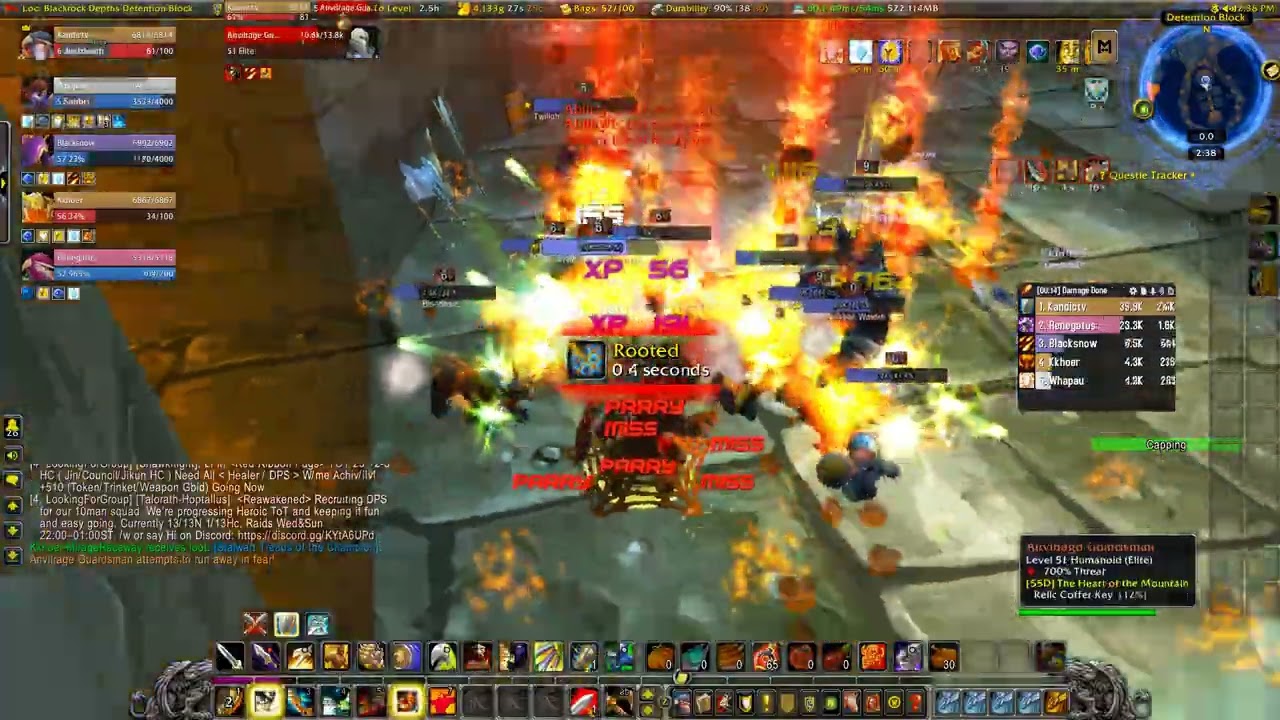 MOP - Level 56 - Tanking Blackrock Depths