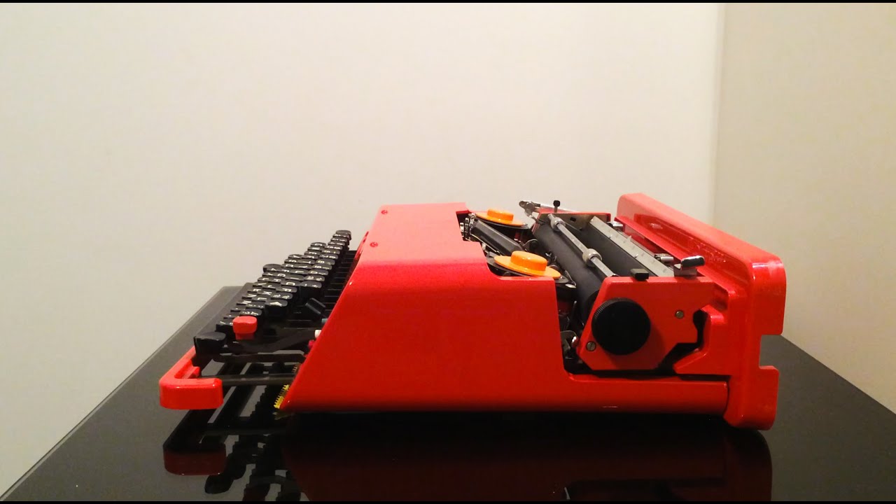 Olivetti Valentine Typewriter HD Sound