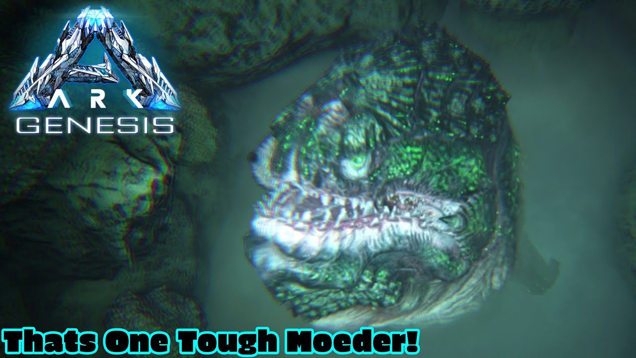 Taking On The Underwater Boss Moeder! Ark Genesis Part 31