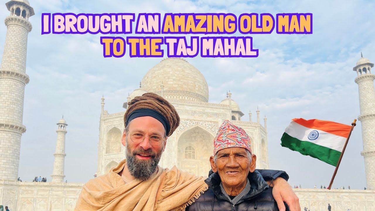 Explore the Taj Mahal with Lala Ji and Maysr. Agra, India. #lalaji #tajmahal #indiavlog