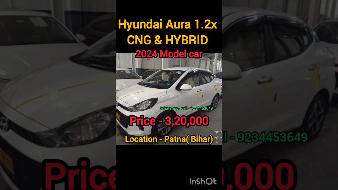 Hyundai Aura CNG 2024 model for sale 