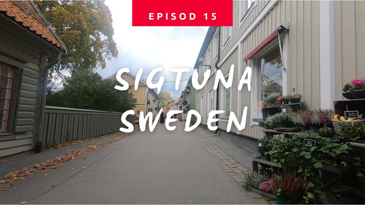 Sigtuna, Sweden - Walking Tour (Stora gatan)  October 2021