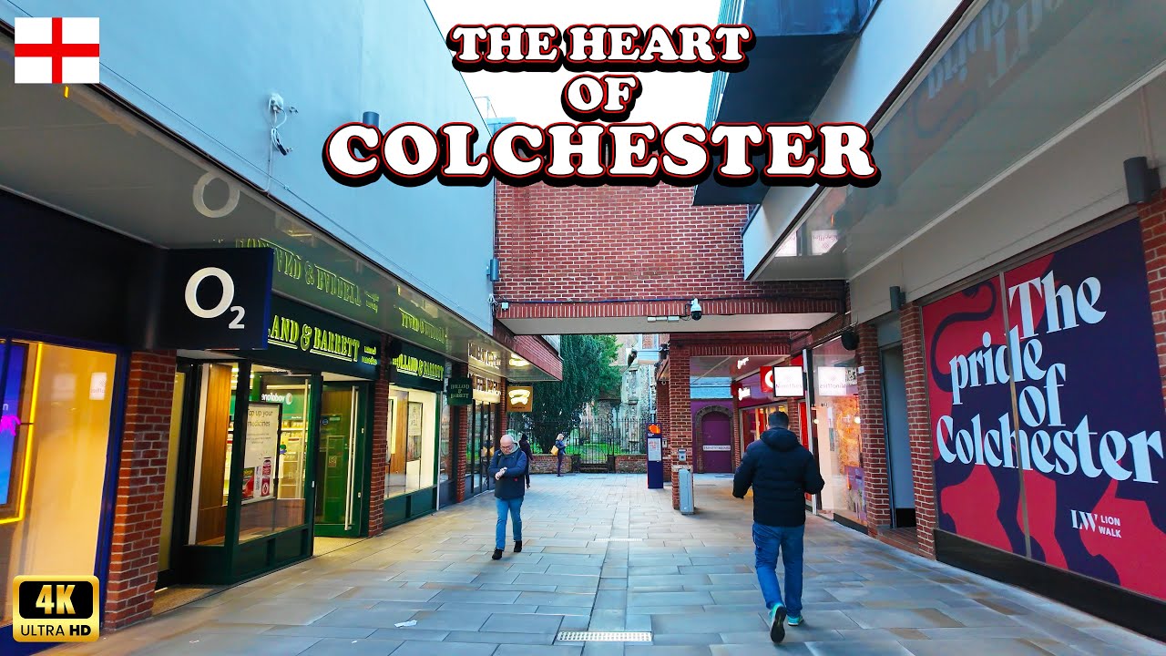 Walking Tour Colchester City Centre in Essex 🇬🇧