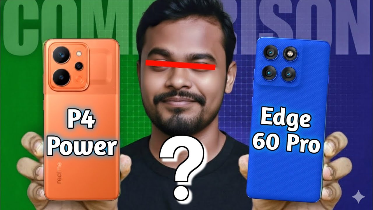 Realme P4 Power vs Moto Edge 60 Pro 🔥 Camera, Performance, Battery Full Comparison | 2026