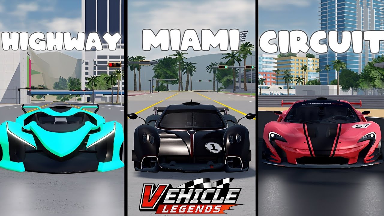 VEHÍCLE LEGENDS | MEJORES AUTOS PARA CADA CARRERA, PARTE:1