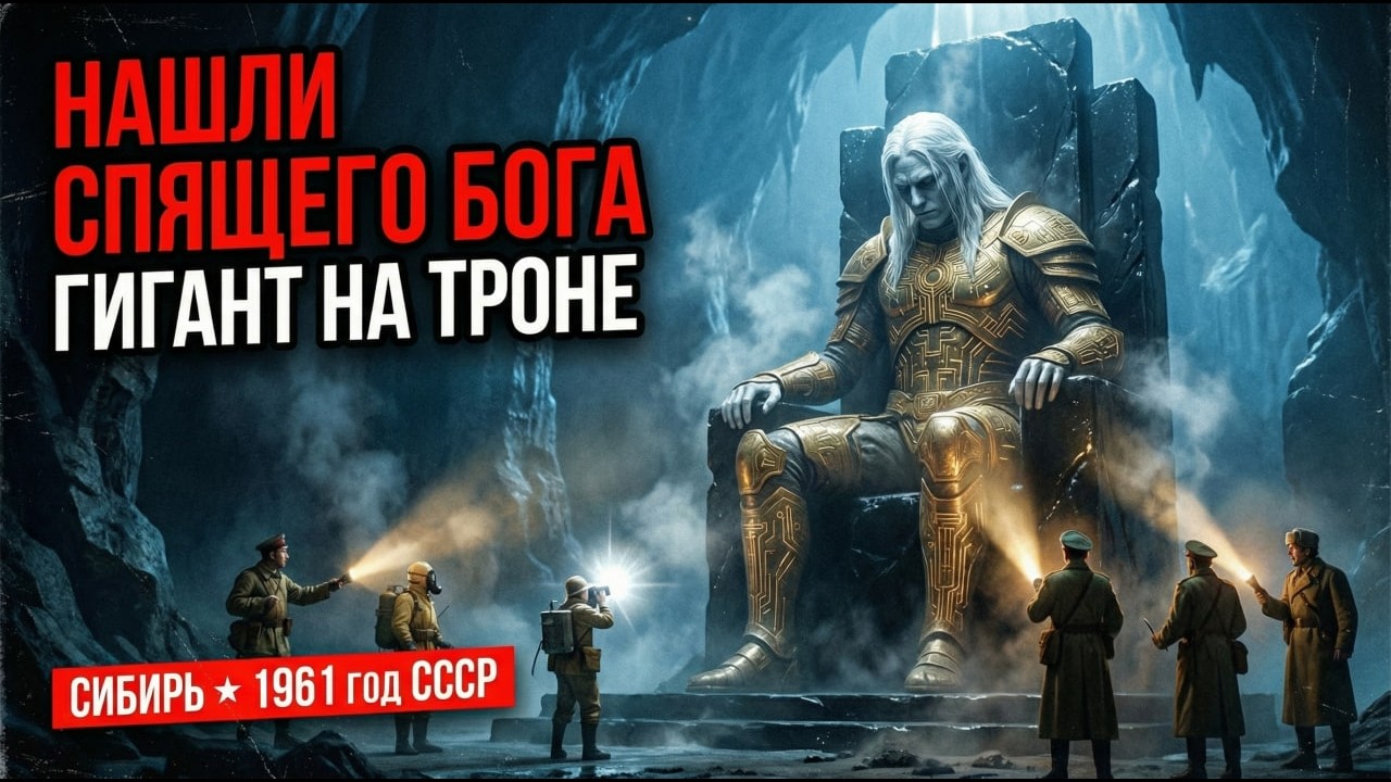 ПЕЩЕРА НА ПЛАТО ПУТОРАНА. Туристы нашли трон с «ВЕЛИКАНОМ» в анабиозе | Он проснулся