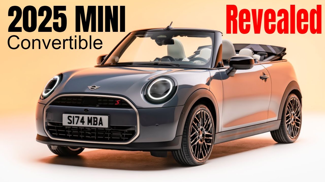 Представлен новый кабриолет Mini Cooper 2025 года
