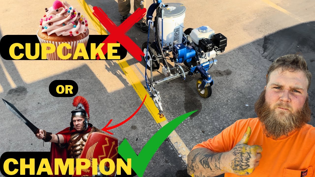 What's the BEST parking lot STRIPING Machine to start with? Is it A Graco 3400? Graco 3400 Review