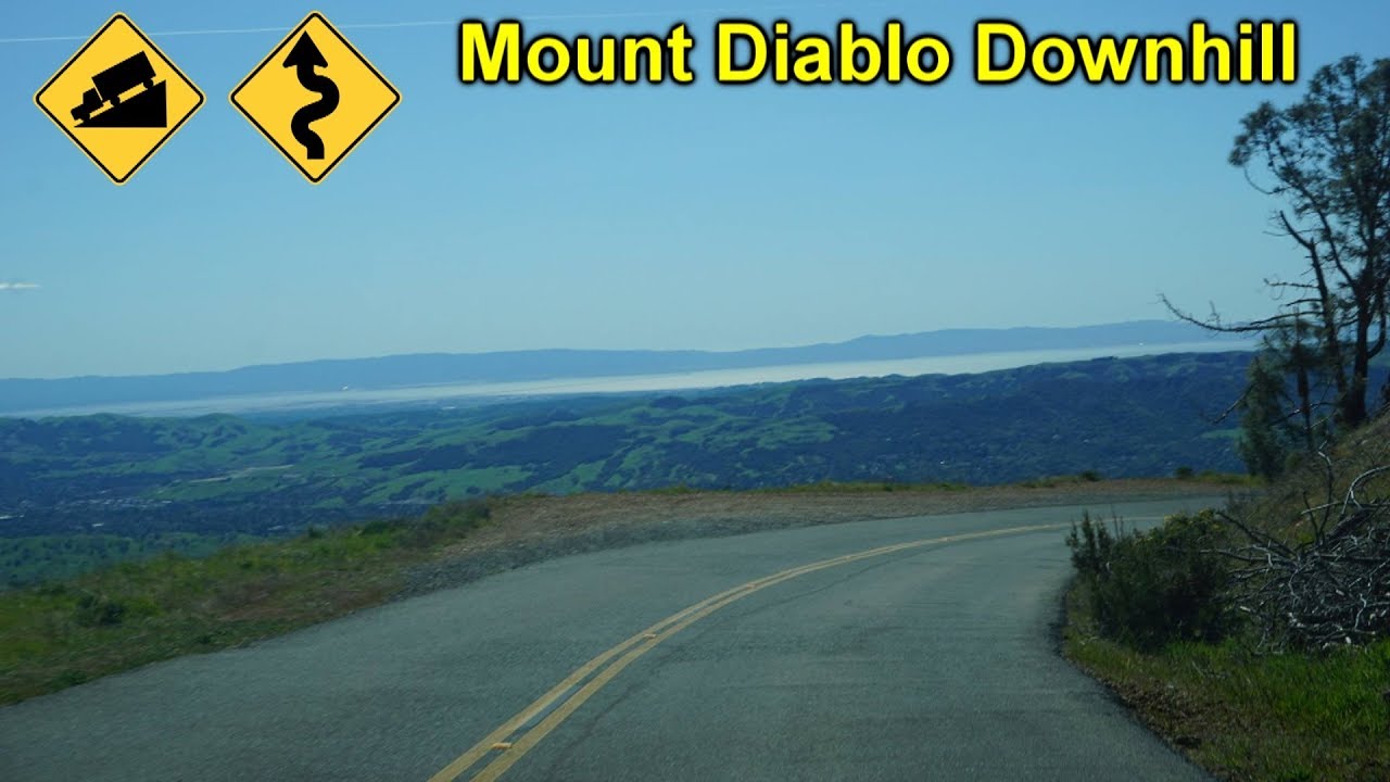 Mount Diablo Summit Downhill Drive