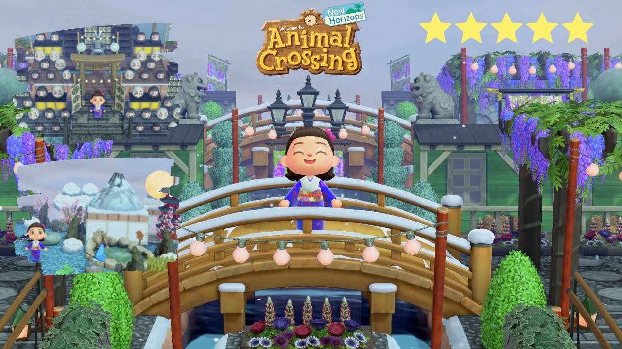 Tour por Isla 5 estrellas de inspiración JAPONESA - Animal Crossing New Horizons