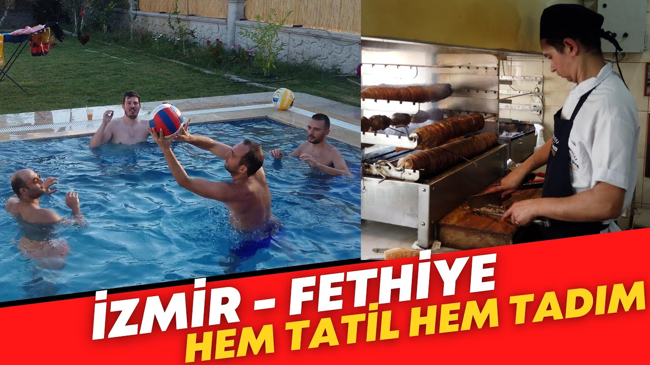 İZMİR'DE KUMRU/KOKOREÇ, FETHİYE'DE TATİL | İZMİR VLOG
