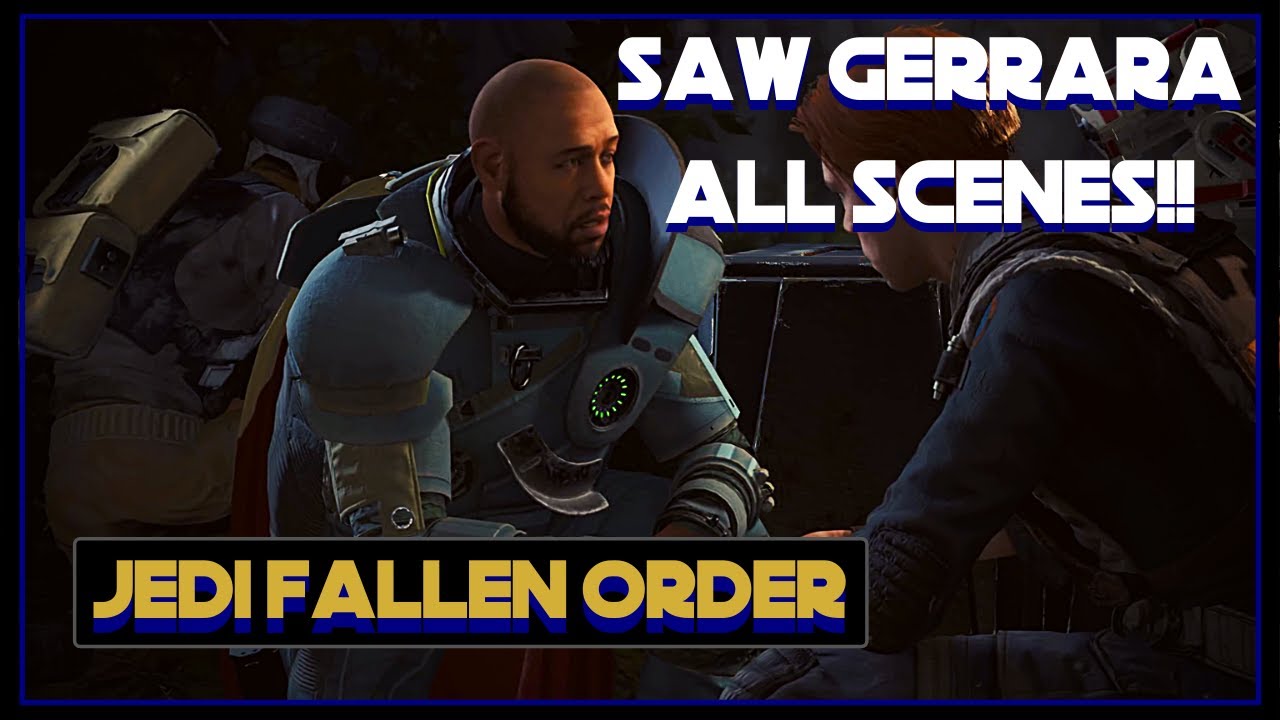 Saw Gerrera in Jedi Fallen Order! All scenes!!