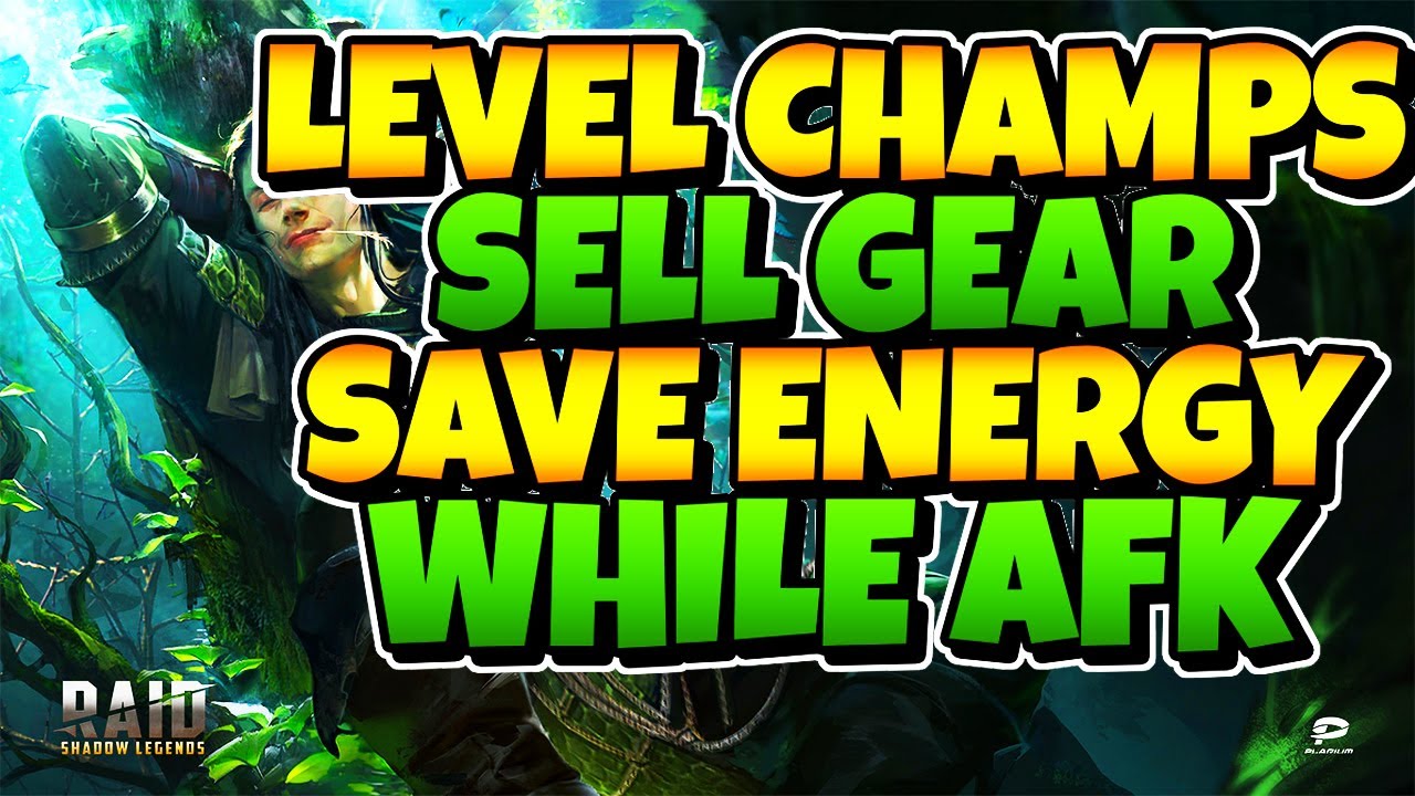 Level Champs, Save Energy, Sell Gear! Custom AFK Farming Macro | Raid Shadow Legends Autoclicker