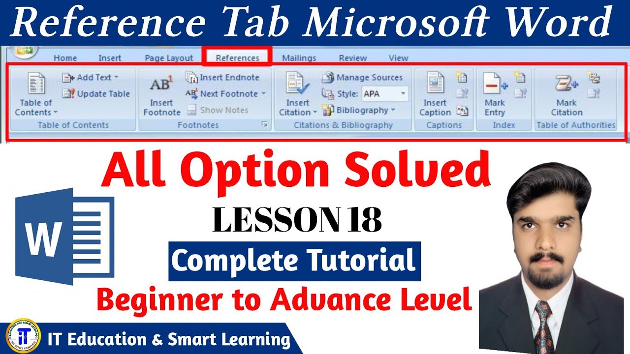 MS Word reference tab complete tutorial in hindi||How to use ms word in hp laptop||Table of contents