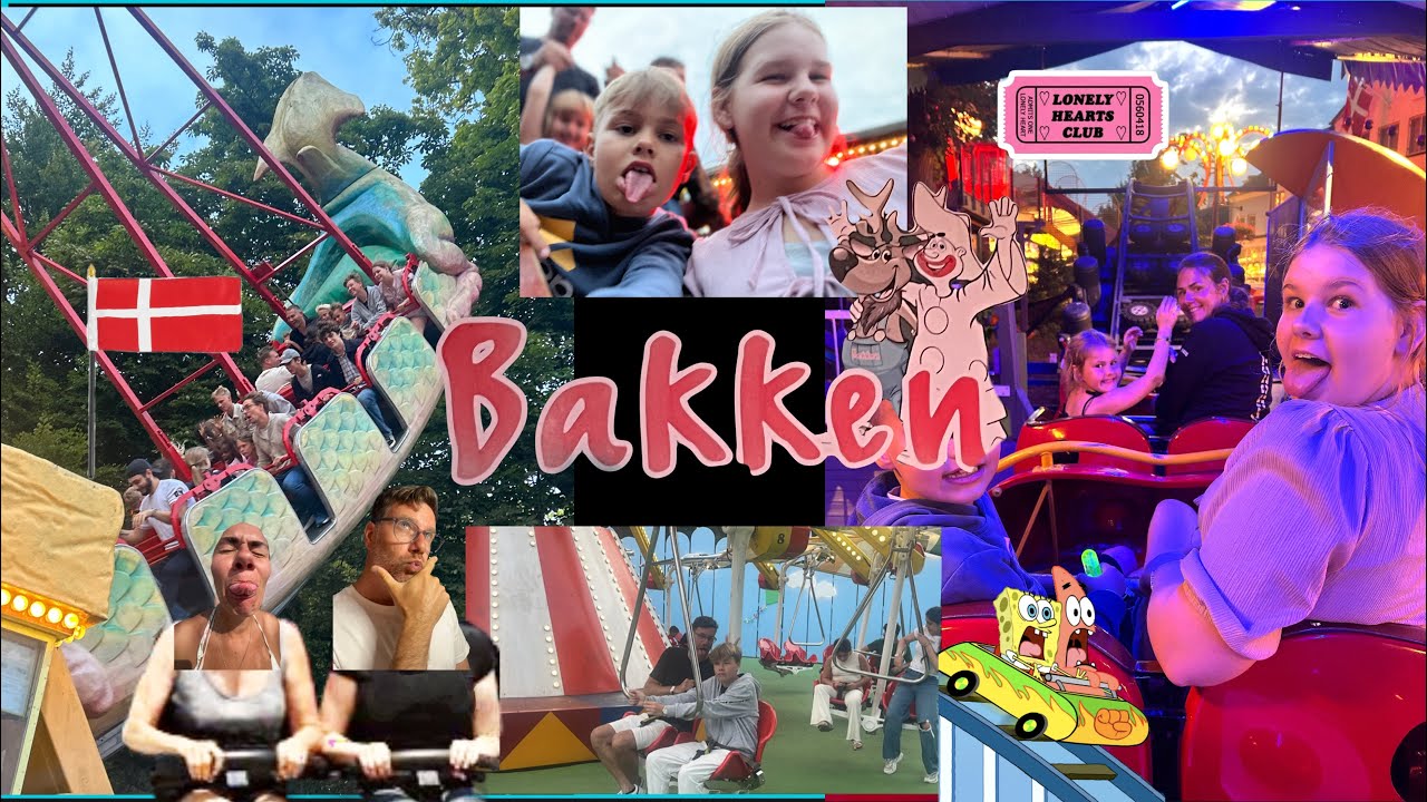 Vi åker till… BAKKEN!!! I Danmark 🇩🇰😝🫶 vlogg! Vi hade super roligt med alla ! 