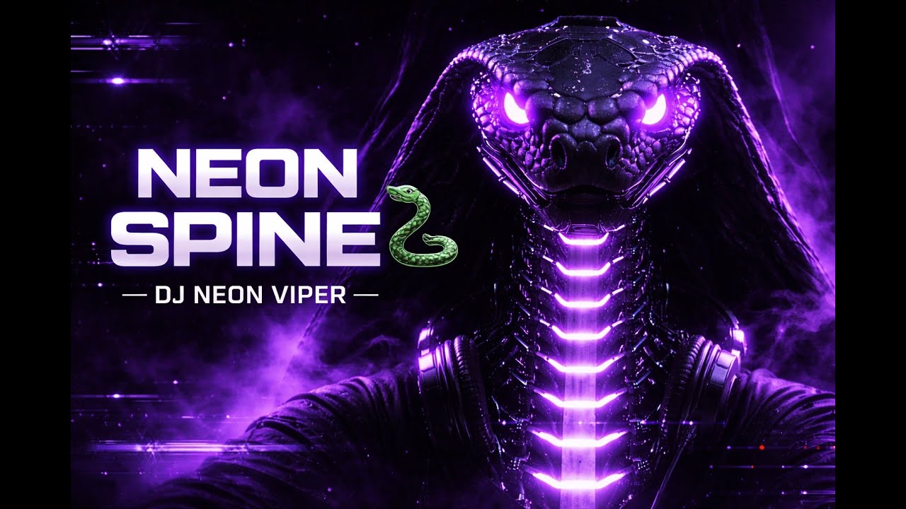 Neon Spine Control 🐍 Cyberphunk Trap | DJ NEON VIPER