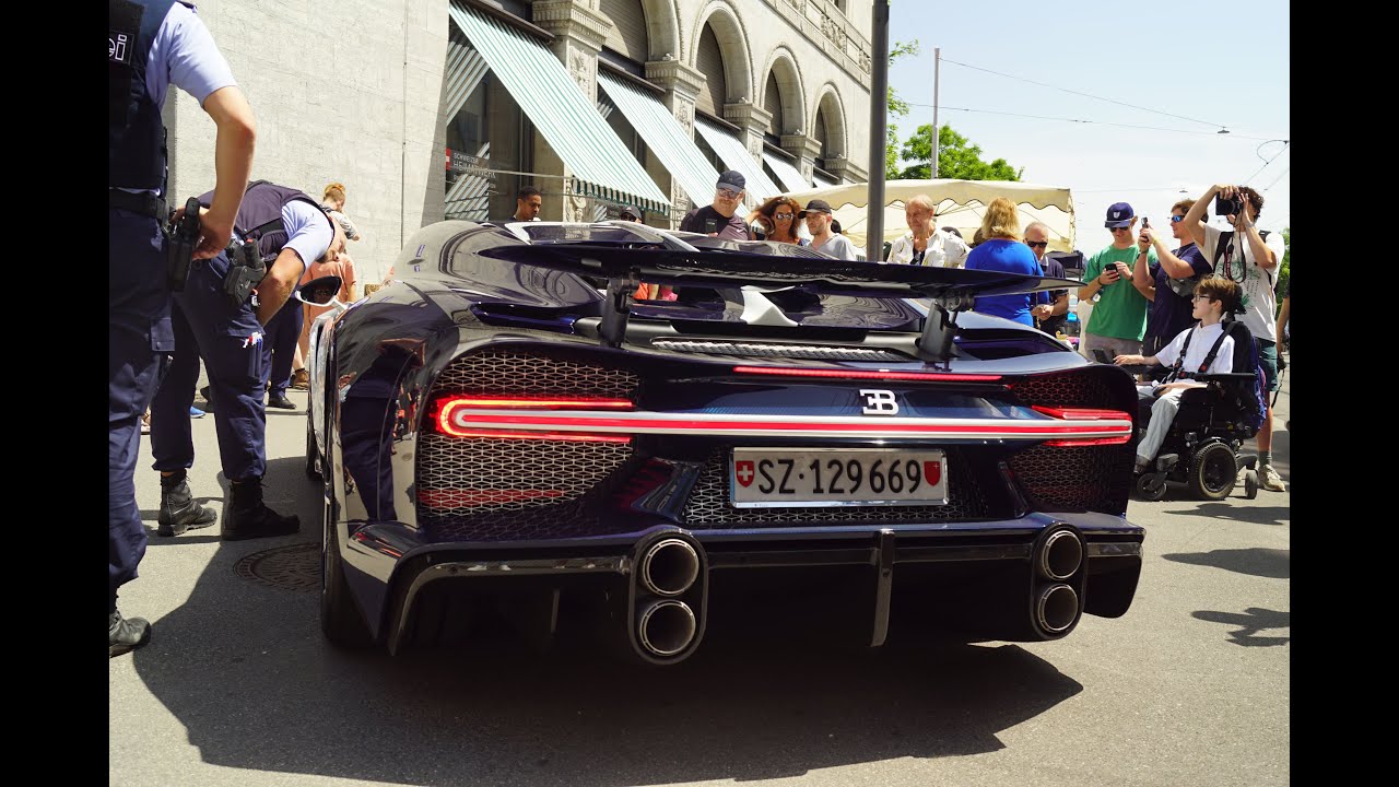 Hypercars in Zürich!!! #21 Chiron super sport, Mclaren Elva, Monza SP2,....